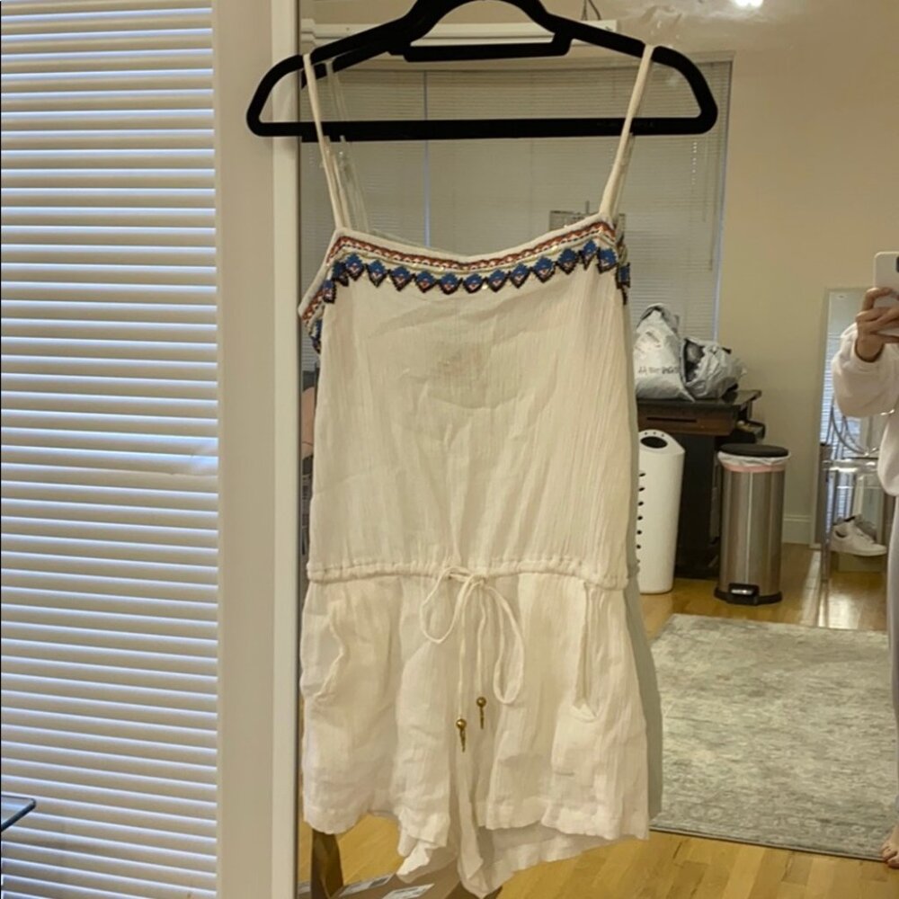Beaded romper NWOT